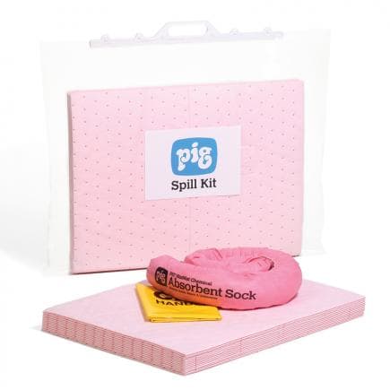 NEW PIG KITE391 - Kit d'absorbants dans un sac clipsable 51x10x38cm