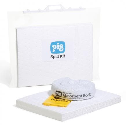 NEW PIG KITE491 - Kit d'absorbants dans un sac clipsable 51x10x38cm