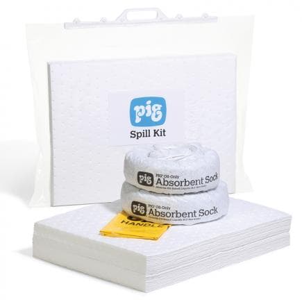 NEW PIG KITE492 - Kit d'absorbants dans un sac clipsable 51x15x38cm
