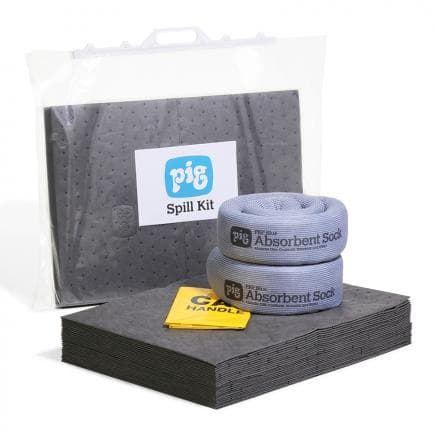 NEW PIG KITE292 - Kit d'absorbants dans un sac clipsable 51x15x38cm