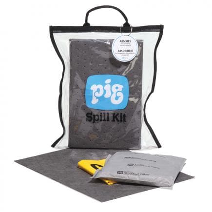 NEW PIG KITL250 - Kit anti-déversement transparentet Compact