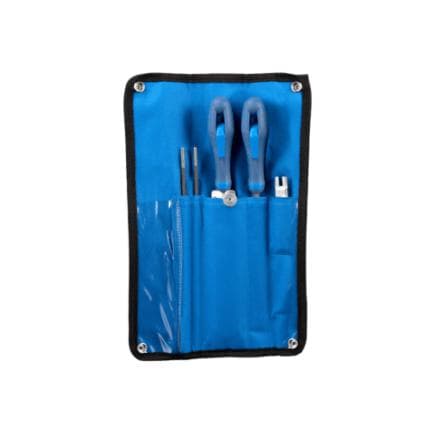 PFERD TOOLS 11099140 - Kit d’affûtage pour tronçonneuse 4,0 mm 5/32" pour pas de chaîne 1/4" et 3/8" Low Profile dans un étui enroulable
