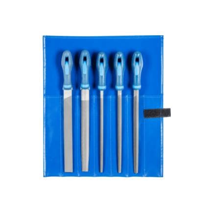 PFERD TOOLS 11800542 - Assortiment de limes d’atelier WR en étui enroulable 250 mm, taille 2 usage universel pour dégrossissage & usinage de...