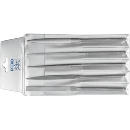 PFERD TOOLS 12732003 - Jeu de limes Handy de précision en étui plastique 215 mm, taille suisse 1, moyennes (5 pcs.)