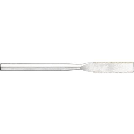 PFERD TOOLS 15653162 - Lime diamant pour appareil à limer manuel, plate à main tige Ø 3 mm D126 (moyenne), faces avant