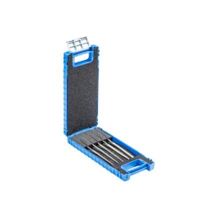 PFERD TOOLS 15842051 - Jeu de limes aiguille diamant 140 mm D91 (fine) pour petites géométries dans les matériaux durs (5 pcs.)