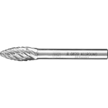 PFERD TOOLS 21001068 - Fraise lime carbure hautes performances ALLROUND, forme de flamme B usinage universel, grossière