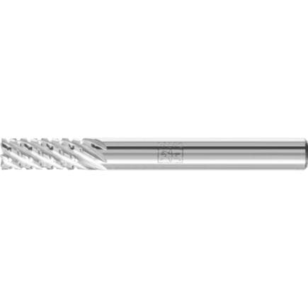 PFERD TOOLS 21200284 - Fraise sur tige en carbure, forme cylindrique ZYAS, denture en bout TITANIUM pour titane