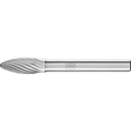 PFERD TOOLS 21103106 - Fraise lime carbure, forme de flamme B, tige Ø 6 mm Z3, usinage universel, moyenne