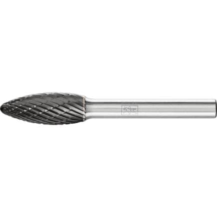 PFERD TOOLS 21103224 - Fraise lime carbure hautes performances, forme de flamme B, tige Ø 6 mm Z3P HICOAT, usinage universel