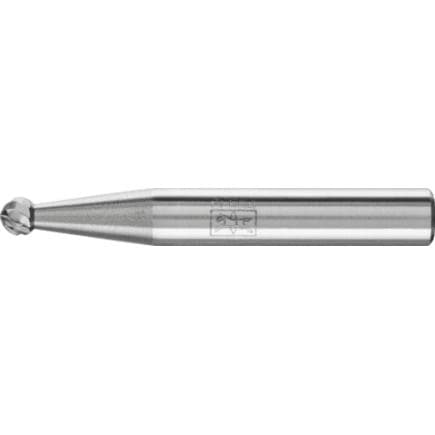 PFERD TOOLS 21211023 - Fraise lime carbure sphérique KUD Z3P, usinage universel, moyenne, denture croisée