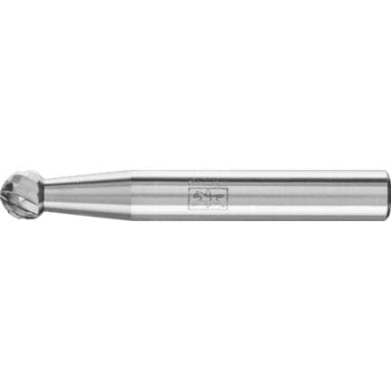 PFERD TOOLS 21211043 - Fraise lime carbure sphérique KUD Z4, usinage universel, moyenne, fine