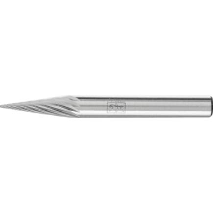 PFERD TOOLS 21115006 - Fraise lime carbure conique à bout pointu SKM, tige Ø 6 mm Z3, usinage universel, moyenne