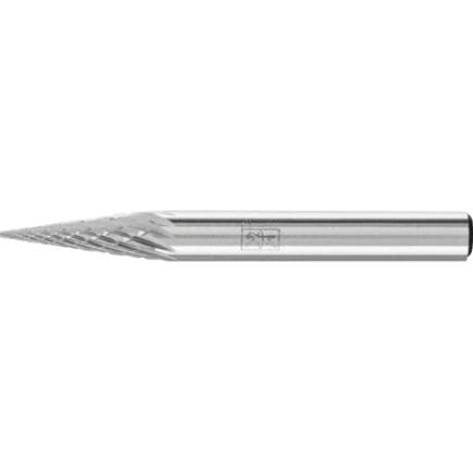 PFERD TOOLS 21214143 - Fraise lime carbure conique à bout pointu SKM Z4, usinage universel, moyenne, fine