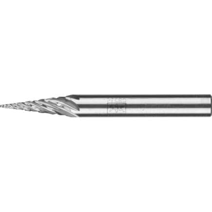 PFERD TOOLS 21115077 - Fraise lime carbure hautes performances STEEL, conique à bout pointu SKM, tige Ø 6 mm pour acier
