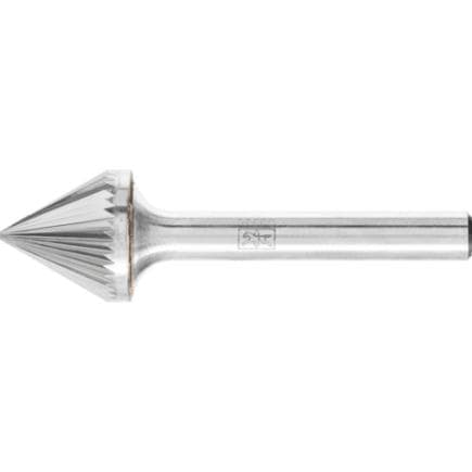 PFERD TOOLS 21115356 - Fraise lime carbure conique pointue KSJ 60°, tige Ø 6 mm Z5, usinage universel, fine