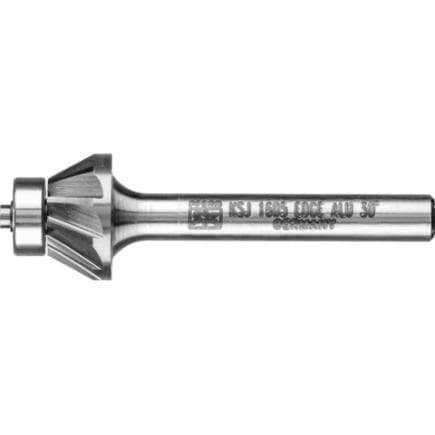 PFERD TOOLS 21115367 - Fraise lime carbure EDGE ALU conique KSJ 30°, tige Ø 6 mm, chanfreinage, Alu