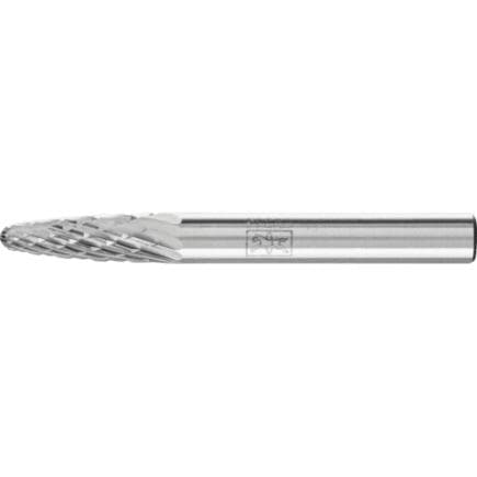 PFERD TOOLS 21230043 - Fraise lime carbure ogive à bout arrondi RBF Z4, usinage universel, moyenne fine