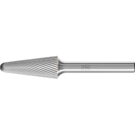 PFERD TOOLS 21125256 - Fraise lime carbure ogive à bout arrondi KEL, tige Ø 6 mm Z5, usinage universel, fine