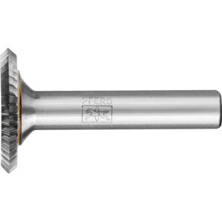 PFERD TOOLS 21134038 - Fraise lime carbure forme disque N, tige Ø 8 mm Z3, usinage universel, moyenne