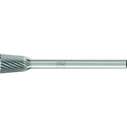 PFERD TOOLS 21207653 - Fraise conique d'angle en carbure à denture en bout WKN, tige Ø 3 mm Z5, usinage universel, fine