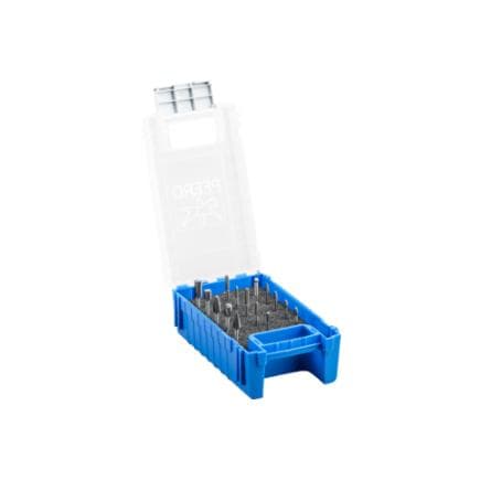 PFERD TOOLS 21901501 - Jeu de petites fraises sur tige en carbure 1501, denture 5, Ø 6/4/3/2 mm, Ø de tige 3 mm, usinage universel, denture fine...