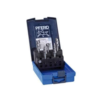 PFERD TOOLS 21901612 - Jeu de fraises sur tige en carbure hautes performances 1612 ALU, Ø 12 mm, Ø de tige 6 mm, pour aluminium/métaux non ferreux...