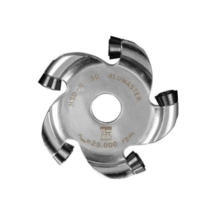 PFERD TOOLS 22000027 - Disque de fraisage hautes performances ALUMASTER Ø 49 mm pour meuleuse d'angle/meuleuse droite, usinage de l'aluminium HICOAT