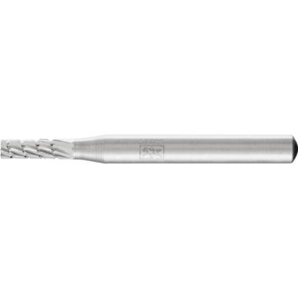 PFERD TOOLS 22404336 - Fraise s/t HSS, forme cylindrique, denture en bout A-ST, Ø de tige 6 mm, Z3, usinage universel, moyenne, denture fine,...