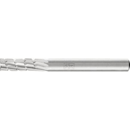 PFERD TOOLS 22404726 - Fraise sur tige HSS, forme cylindrique, denture en bout A-ST, Ø de tige 6 mm, Z2, usinage universel, moyenne, brise-copeaux