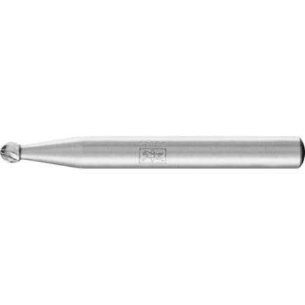 PFERD TOOLS 22418836 - Fraise lime HSS forme sphérique F, tige Ø 6 mm Z 3, usinage universel, moyenne, fine, brise-copeaux