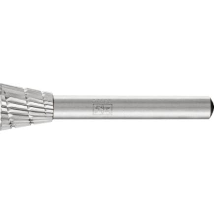 PFERD TOOLS 22471236 - Fraise conique d'angle HSS à denture en bout W-ST, tige Ø 6 mm Z 3, usinage universel, moyenne, fine, brise-copeaux