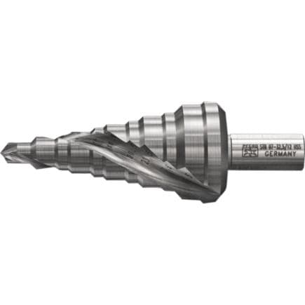 PFERD TOOLS 25201050 - Foret étagé HSS 11 étages Ø 7-32,5 mm, tige 3 surfaces de Ø 12 mm, conçu pour les diamètres courants de presse-étoupes