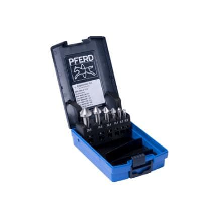 PFERD TOOLS 25202154 - Jeu de fraises coniques HSS DIN 335 C 90° (6 pcs.)