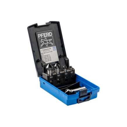 PFERD TOOLS 25202159 - Jeu de fraises coniques HSS DIN 335 C 90° avec revêtement HICOAT HC-FEP (5 pcs.)