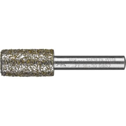 PFERD TOOLS 36015019 - Meule sur tige diamant cylindrique très grossière pour le meulage de rainures