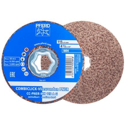 PFERD TOOLS 47700202 - Rondelle en non-tissé comprimée COMBICLICK CC PNER mi-dure A grossière pour la finition (lot multiple)