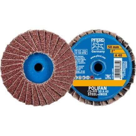 PFERD TOOLS 42719104 - Mini-POLIFAN à grain corindon COMBIDISC CD pour applications universelles (lot multiple)
