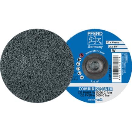PFERD TOOLS 42759024 - Rondelle en non-tissé comprimée COMBIDISC CD PNER tendre SIC fine pour la finition (lot multiple)