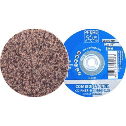 PFERD TOOLS 47700204 - Rondelle en non-tissé comprimée COMBIDISC CD PNER mi-dure A grossière pour la finition (lot multiple)