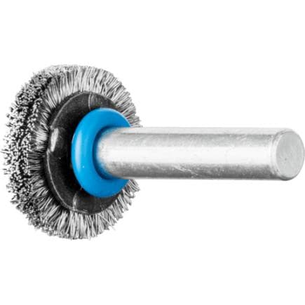 PFERD TOOLS 43102003 - Brosse plate non torsadée RBU tige Ø 6 mm fil d’acier inoxydable (lot multiple)
