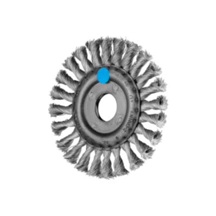 PFERD TOOLS 43312006 - Brosse plate torsadée RBG fil d’acier inoxydable meuleuses d’angle (lot multiple)