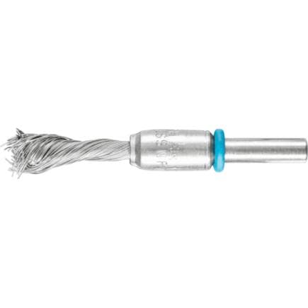PFERD TOOLS 43200107 - Brosse pinceau SINGLETWIST INOX-TOTAL torsadée PBGSIT Ø 10 mm tige Ø 6 mm fil d’acier inoxydable (lot multiple)