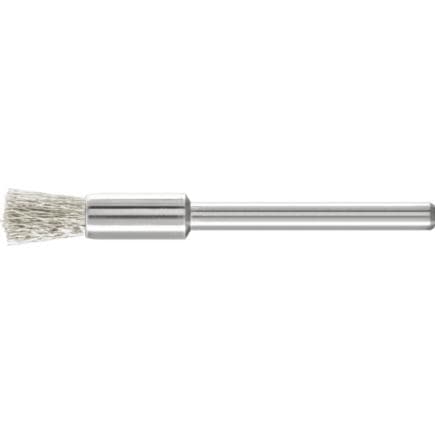 PFERD TOOLS 43200352 - Brosse pinceau miniature PBU Ø 5 mm tige Ø 3 mm fil d’acier inoxydable (lot multiple)