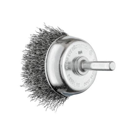 PFERD TOOLS 43740162 - Brosse boisseau non torsadée TBU Ø de tige 6 mm fil d’acier Ø 0,30 perceuses