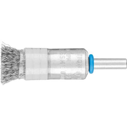 PFERD TOOLS 43212003 - Brosse pinceau avec bague d’appui non torsadée PBUR tige Ø 6 mm fil d’acier inoxydable Ø 0,20 (lot multiple)