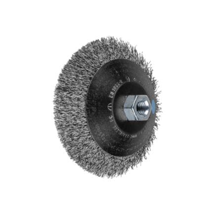 PFERD TOOLS 43316003 - Brosse conique non torsadée KBU M14 fil d'acier inoxydable Ø 0,35 mm meuleuse d'angle (lot multiple)