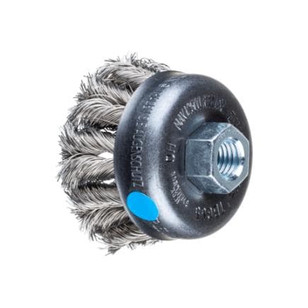 PFERD TOOLS 43305053 - Brosse boisseau torsadée COMBITWIST TBG M14 fil d'acier inoxydable meuleuse d'angle