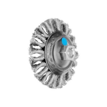 PFERD TOOLS 43313016 - Brosse conique torsadée COMBITWIST KBG M14 fil d'acier inoxydable meuleuse d'angle