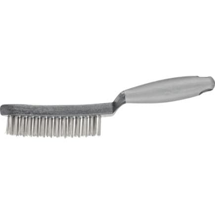 PFERD TOOLS 43698007 - Brosse à main avec monture en plastique et poignée ergonomique HBUP fil d'acier Ø 0,40 (lot multiple)